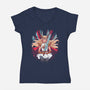 Princess of Power-womens v-neck tee-ursulalopez