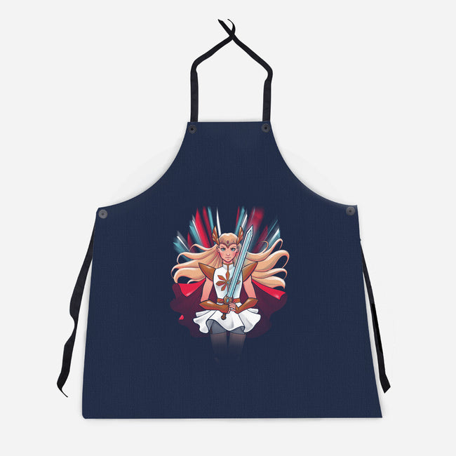 Princess of Power-unisex kitchen apron-ursulalopez