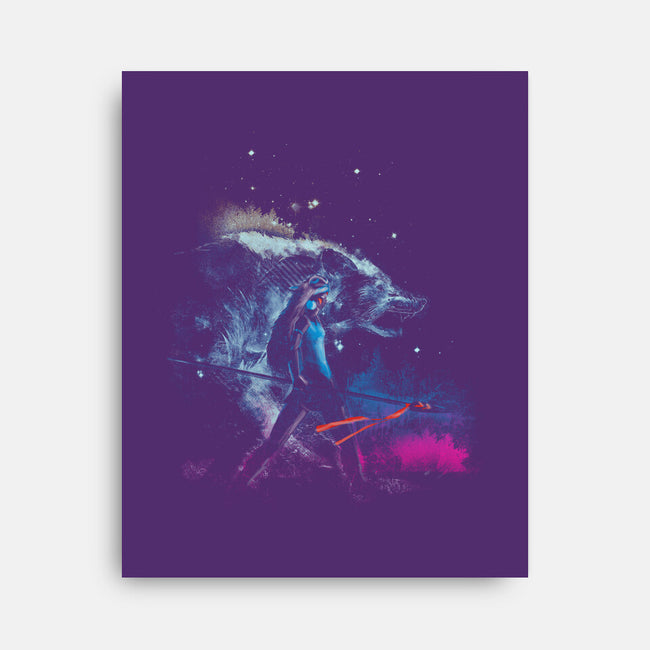 Princess of the Forest-none stretched canvas-kharmazero