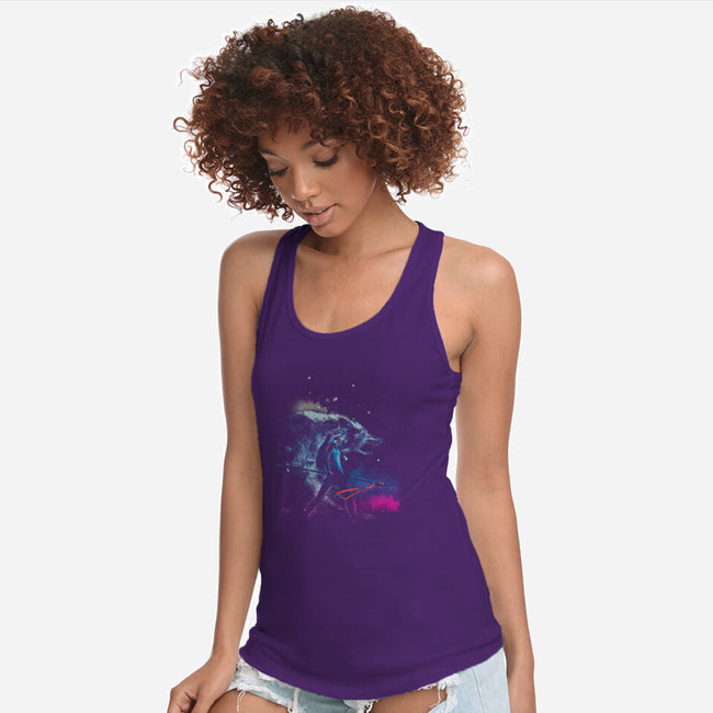Princess of the Forest-womens racerback tank-kharmazero