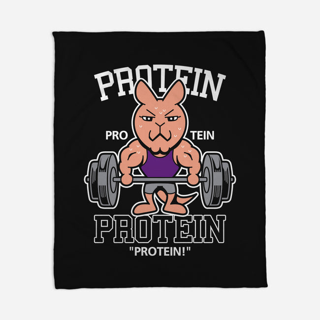 Protein Gym-none fleece blanket-Boggs Nicolas