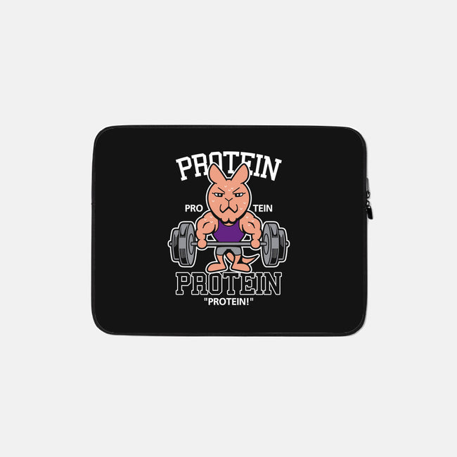 Protein Gym-none zippered laptop sleeve-Boggs Nicolas