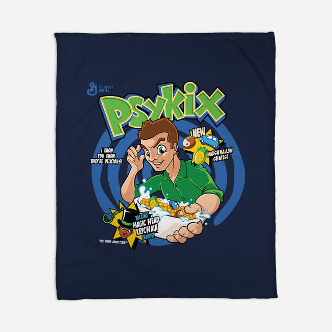 Psykix Cereal-none fleece blanket-foureyedesign