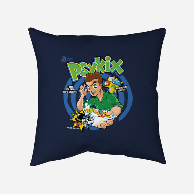 Psykix Cereal-none removable cover w insert throw pillow-foureyedesign