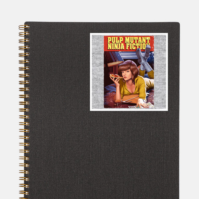 Pulp Mutant Ninja Fiction-none glossy sticker-Moutchy