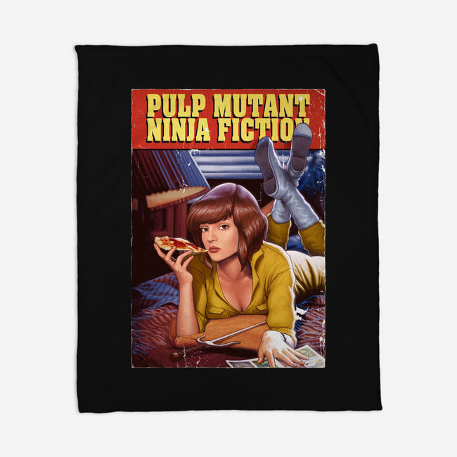 Pulp Mutant Ninja Fiction-none fleece blanket-Moutchy