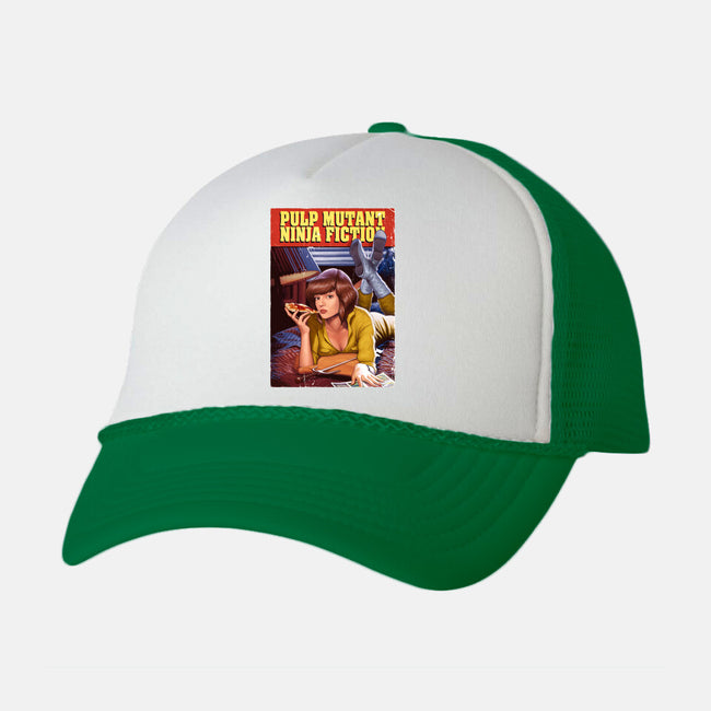 Pulp Mutant Ninja Fiction-unisex trucker hat-Moutchy