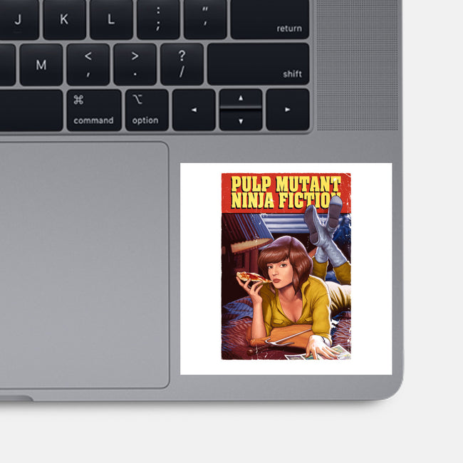 Pulp Mutant Ninja Fiction-none glossy sticker-Moutchy