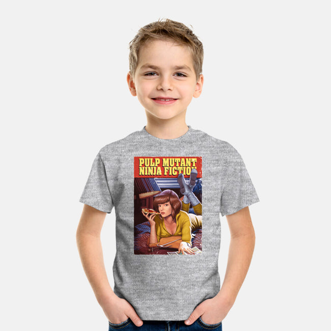 Pulp Mutant Ninja Fiction-youth basic tee-Moutchy