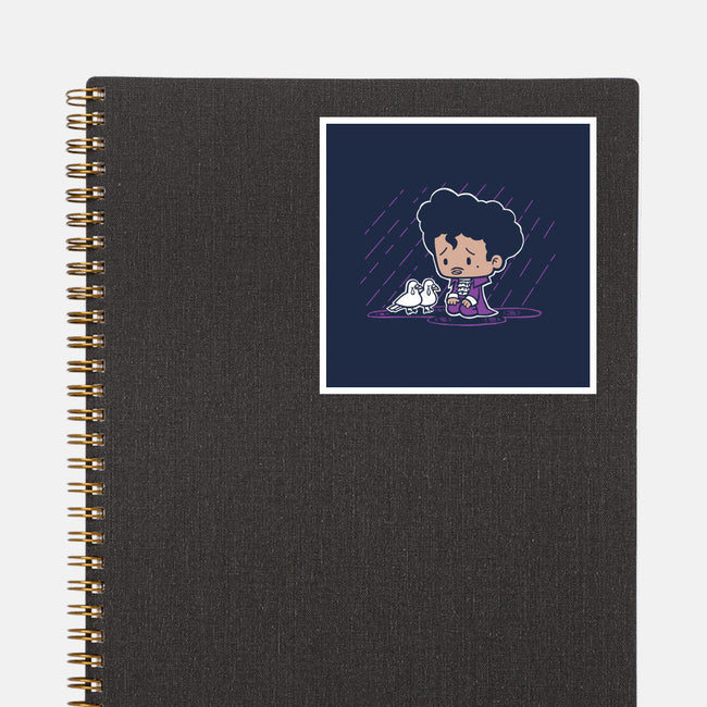 Purple Rain-none glossy sticker-SuperEmoFriends