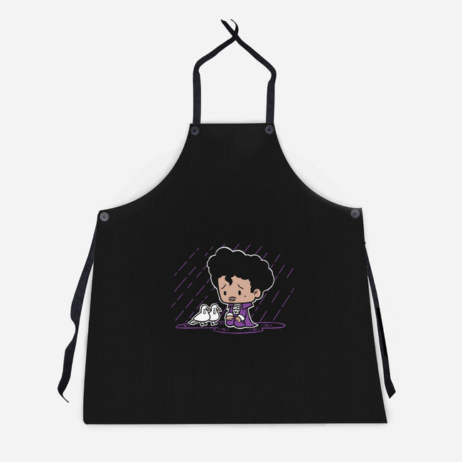 Purple Rain-unisex kitchen apron-SuperEmoFriends