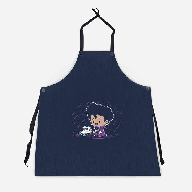 Purple Rain-unisex kitchen apron-SuperEmoFriends