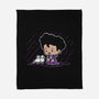 Purple Rain-none fleece blanket-SuperEmoFriends