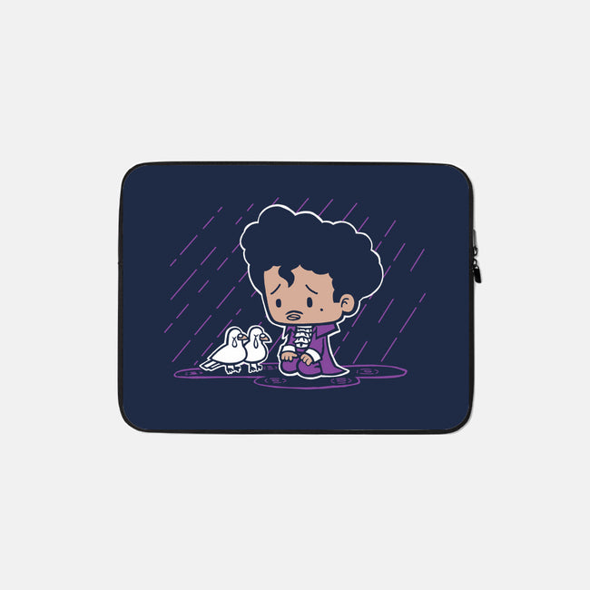 Purple Rain-none zippered laptop sleeve-SuperEmoFriends