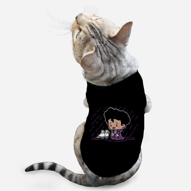 Purple Rain-cat basic pet tank-SuperEmoFriends