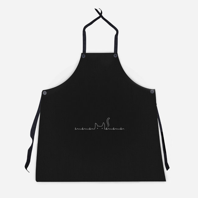 Purrfect Beat-unisex kitchen apron-tobefonseca