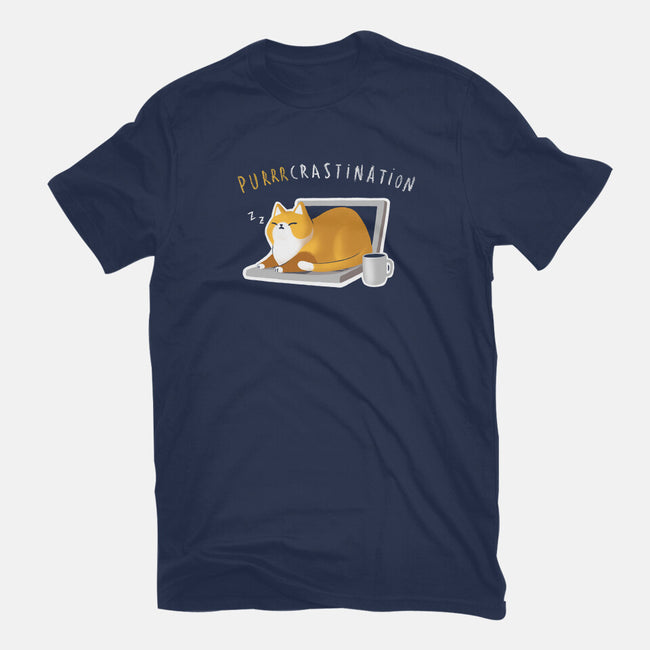 Purrrcrastination-unisex basic tee-BlancaVidal