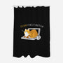 Purrrcrastination-none polyester shower curtain-BlancaVidal