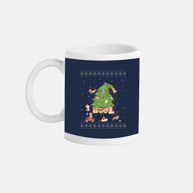 Purrrfect Christmas-none glossy mug-LiRoVi
