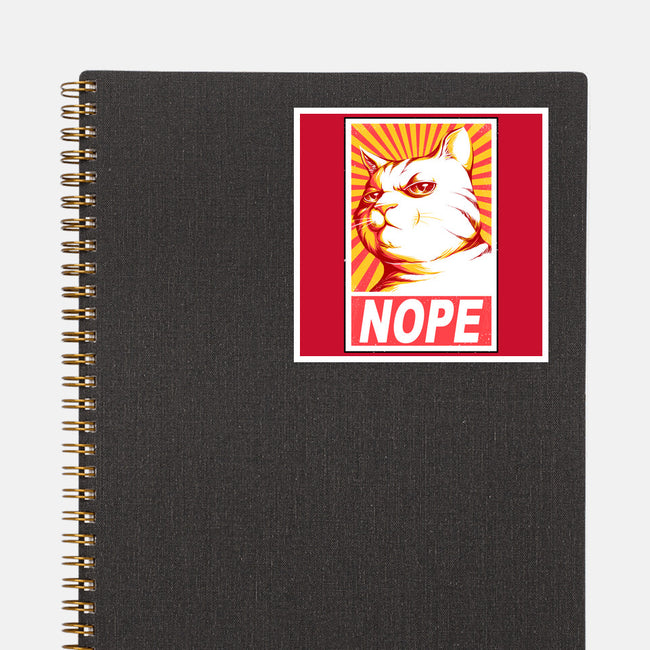 Obey Cats-none glossy sticker-tobefonseca