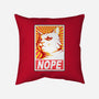 Obey Cats-none non-removable cover w insert throw pillow-tobefonseca