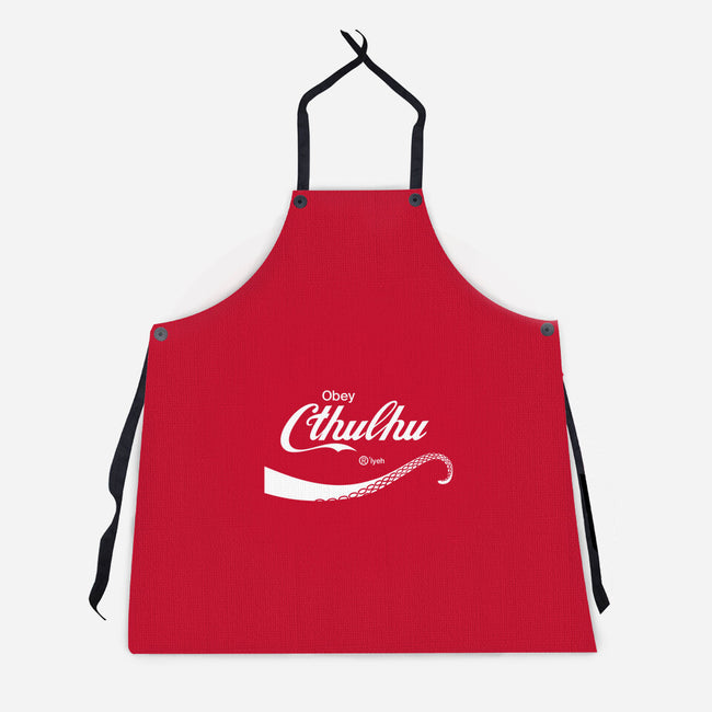 Obey Cthulhu-unisex kitchen apron-cepheart