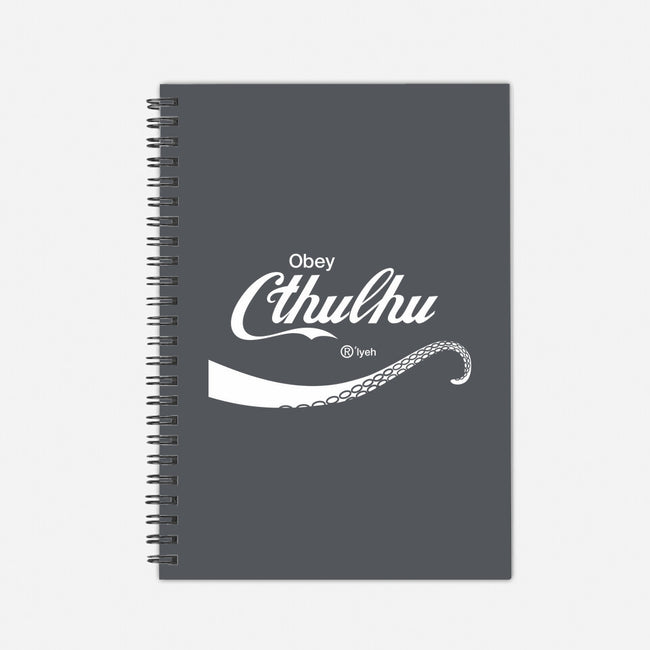 Obey Cthulhu-none dot grid notebook-cepheart