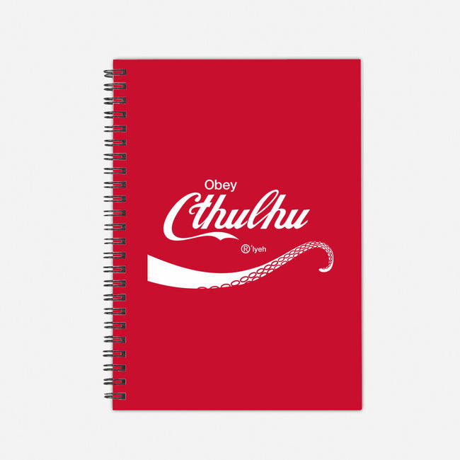 Obey Cthulhu-none dot grid notebook-cepheart