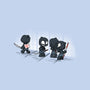 Oblivious Ninja: Bullies-mens premium tee-DoOomcat