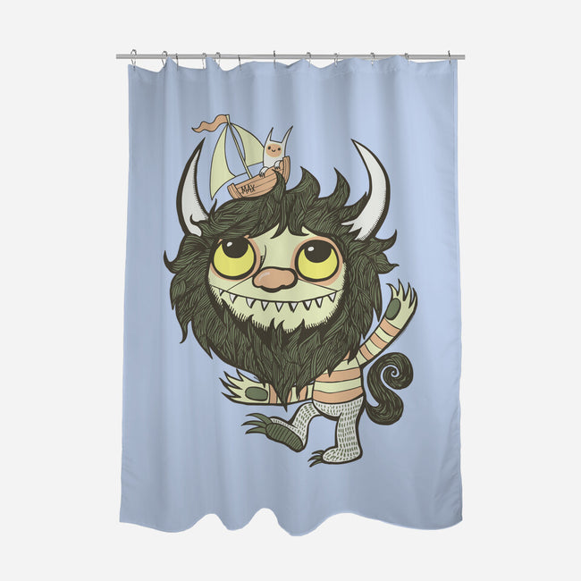 Ode to the Wild Things-none polyester shower curtain-wotto