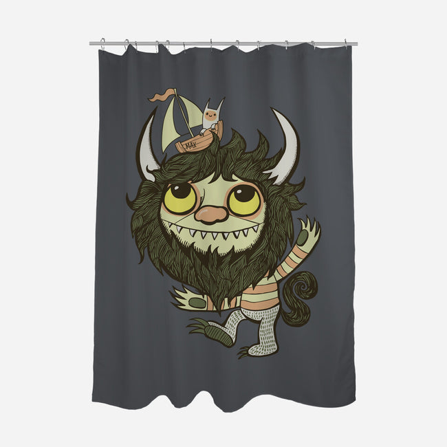 Ode to the Wild Things-none polyester shower curtain-wotto