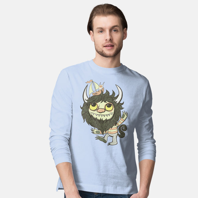 Ode to the Wild Things-mens long sleeved tee-wotto