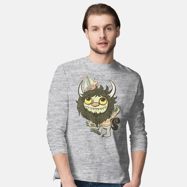Ode to the Wild Things-mens long sleeved tee-wotto