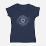 ODIN'S EYE-womens v-neck tee-RAIDHO