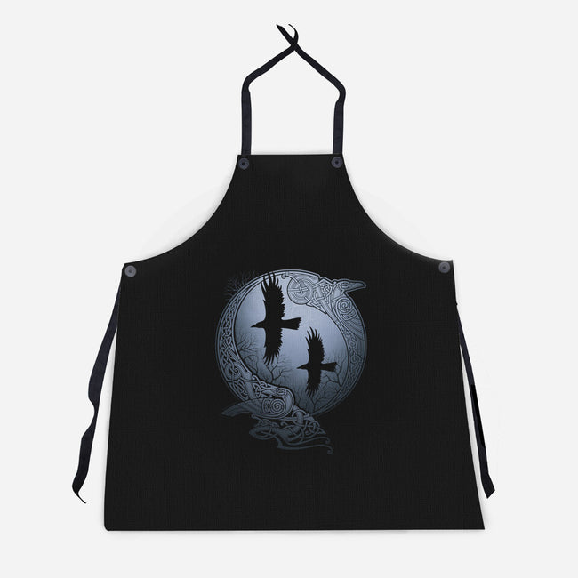 Odin's Ravens-unisex kitchen apron-RAIDHO