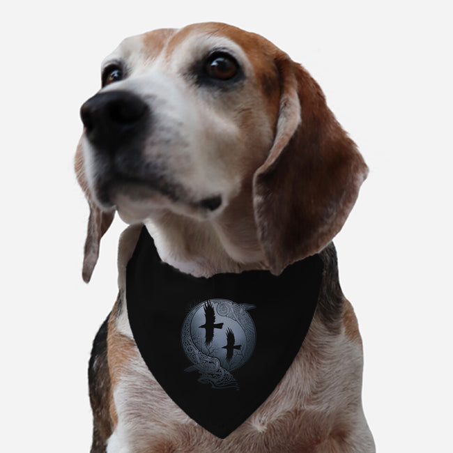 Odin's Ravens-dog adjustable pet collar-RAIDHO