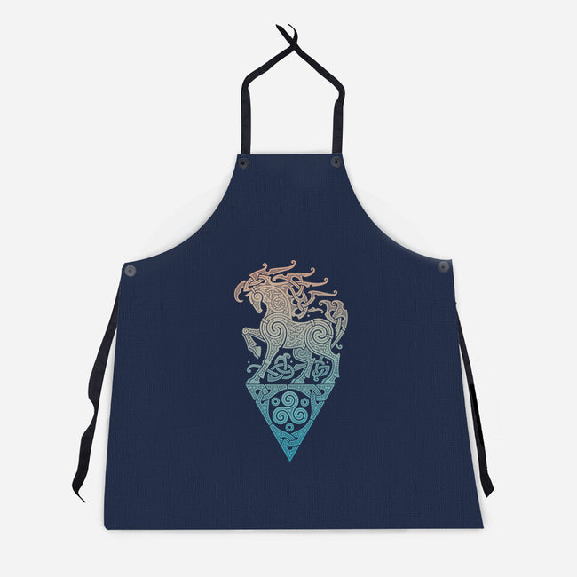 Odin's Steed-unisex kitchen apron-RAIDHO