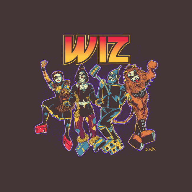 Off To Rock the Wiz-none removable cover w insert throw pillow-DonovanAlex