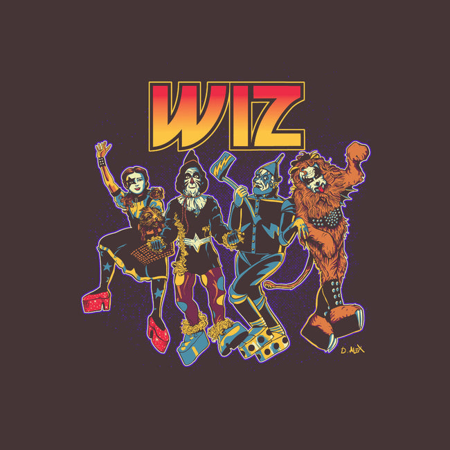 Off To Rock the Wiz-none polyester shower curtain-DonovanAlex