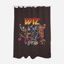 Off To Rock the Wiz-none polyester shower curtain-DonovanAlex