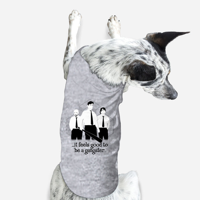 Office Gangsters-dog basic pet tank-shirtoid