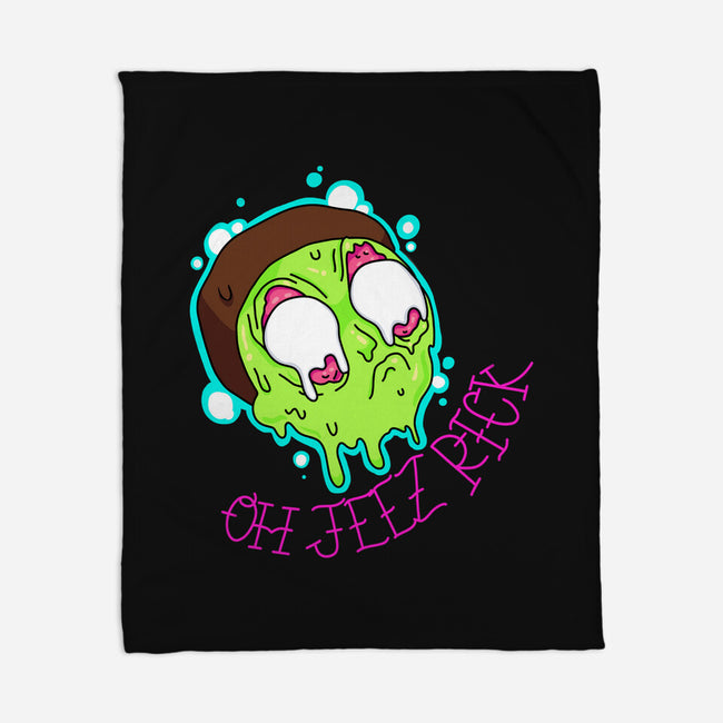 OH JEEZ-none fleece blanket-ithrowtrainz