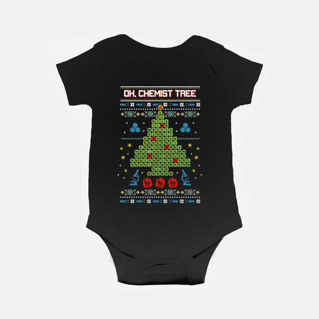 Oh, Chemist Tree!-baby basic onesie-neverbluetshirts