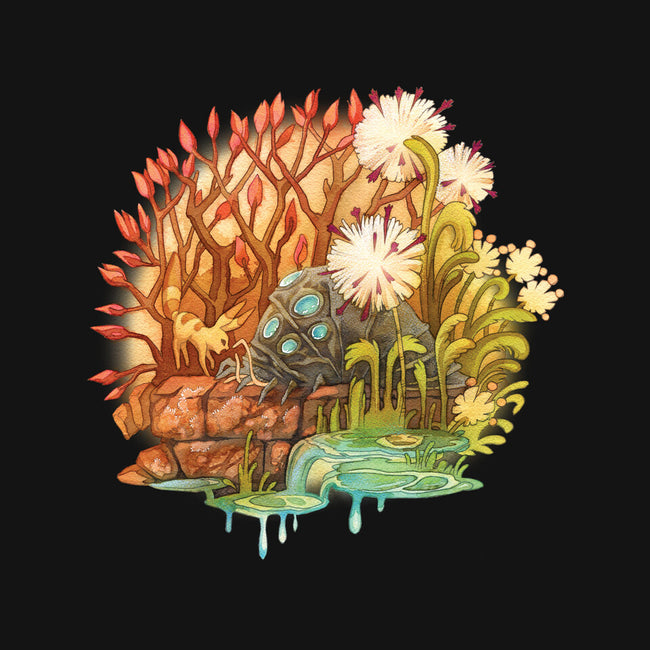 Ohmu and Fox-unisex baseball tee-storyofthedoor