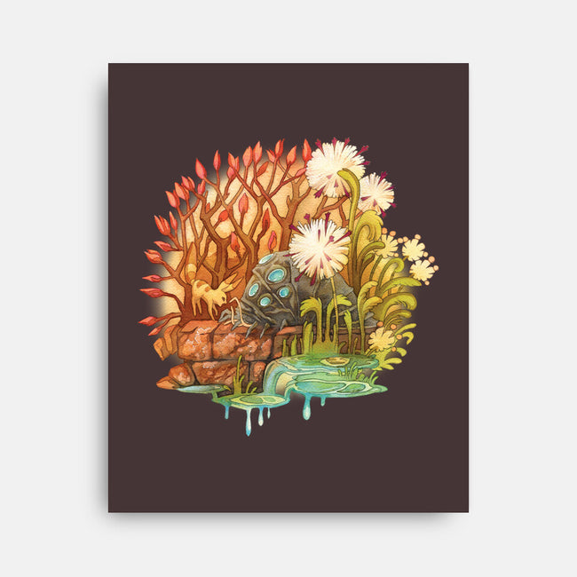 Ohmu and Fox-none stretched canvas-storyofthedoor