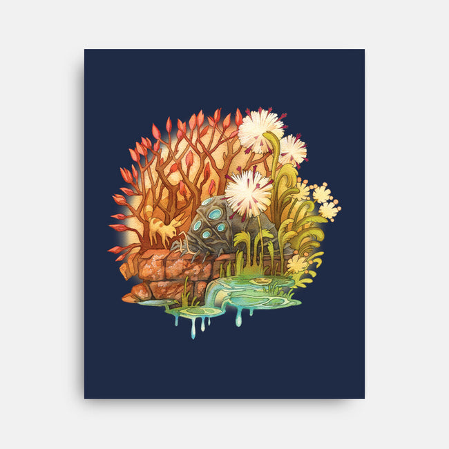 Ohmu and Fox-none stretched canvas-storyofthedoor