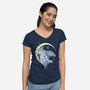 Old As The Sky, Old As The Moon-womens v-neck tee-KatHaynes