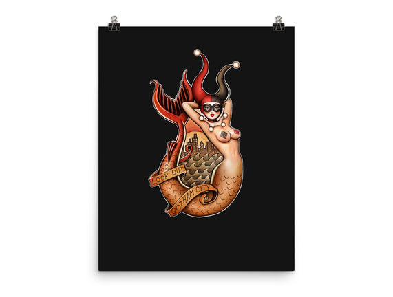 Old School Mermaid Trouble