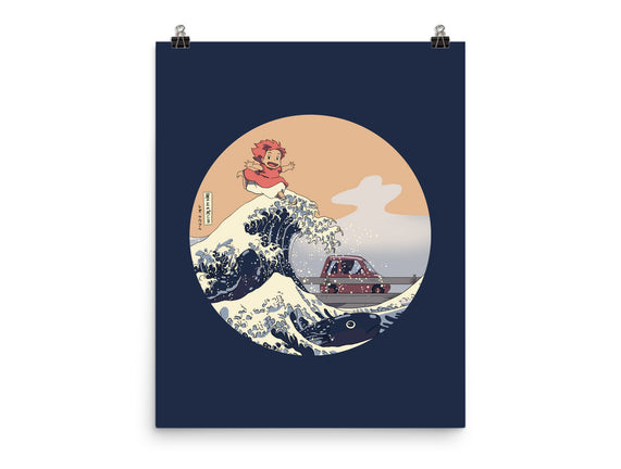 On the Cliff by the Sea