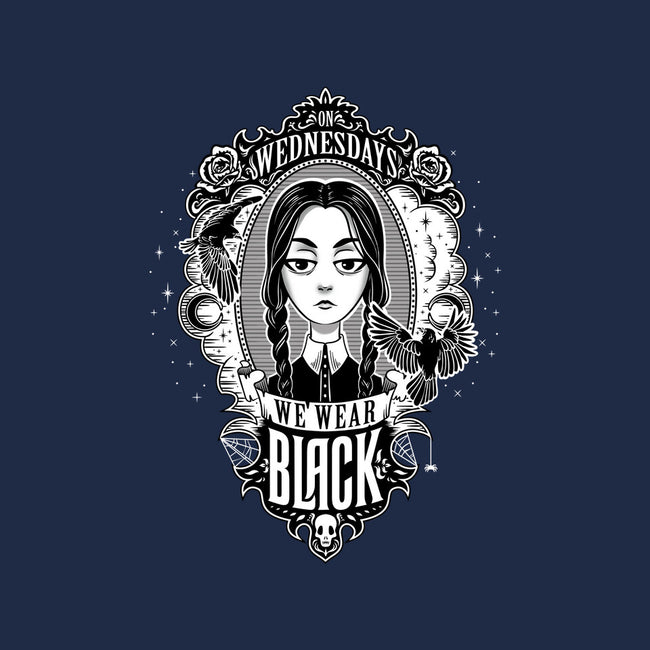 On Wednesdays We Wear Black-none glossy sticker-Kat_Haynes